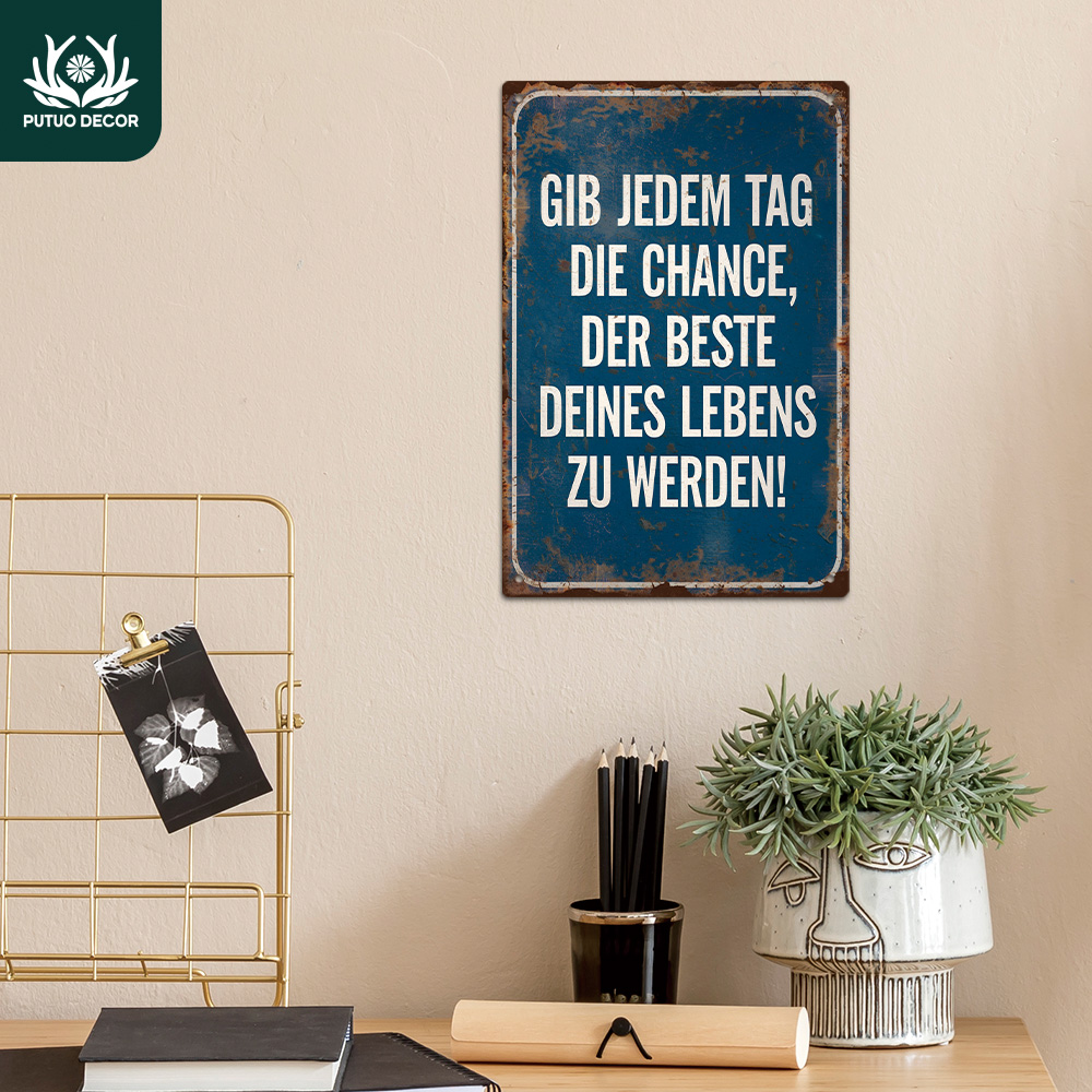 Home Office Quotes - Putuo decoração 1 peça alemã engraçado