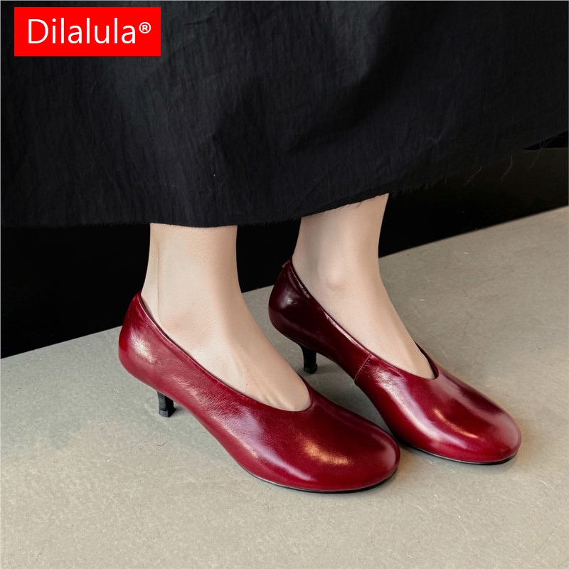 Home Office Makeover - Dilalula 2026 Sapatos Femininos de Couro