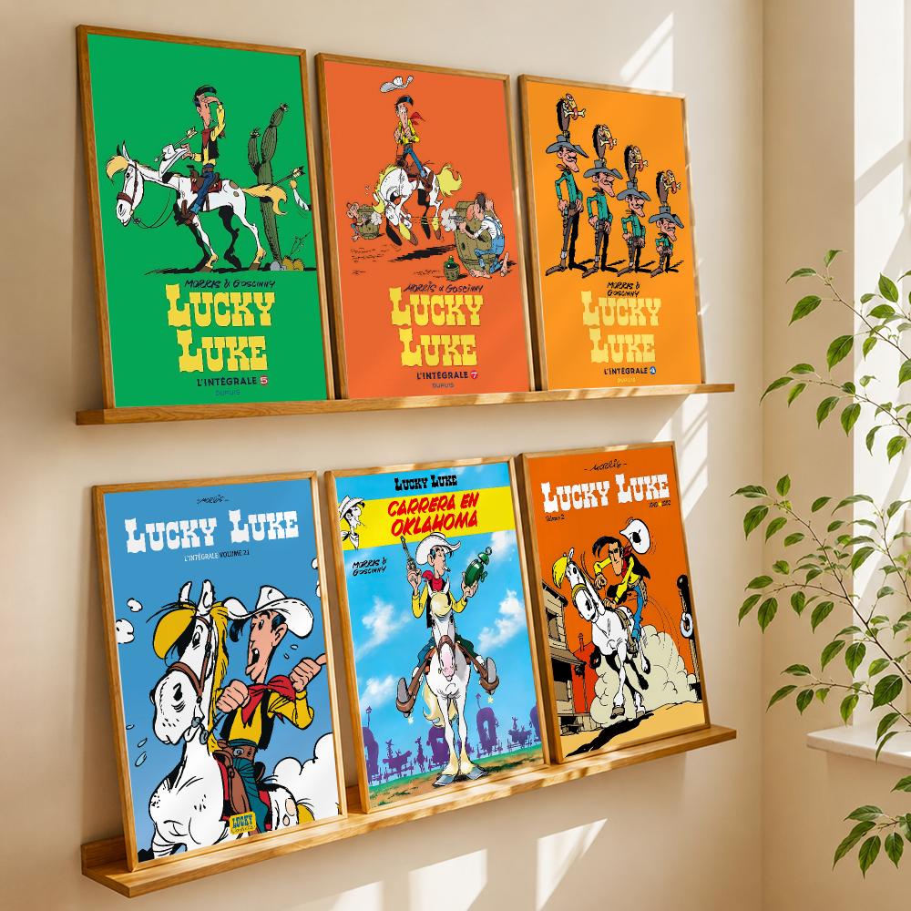 Home Office Wallpaper - Pôster de Anime L-lucky Luke em