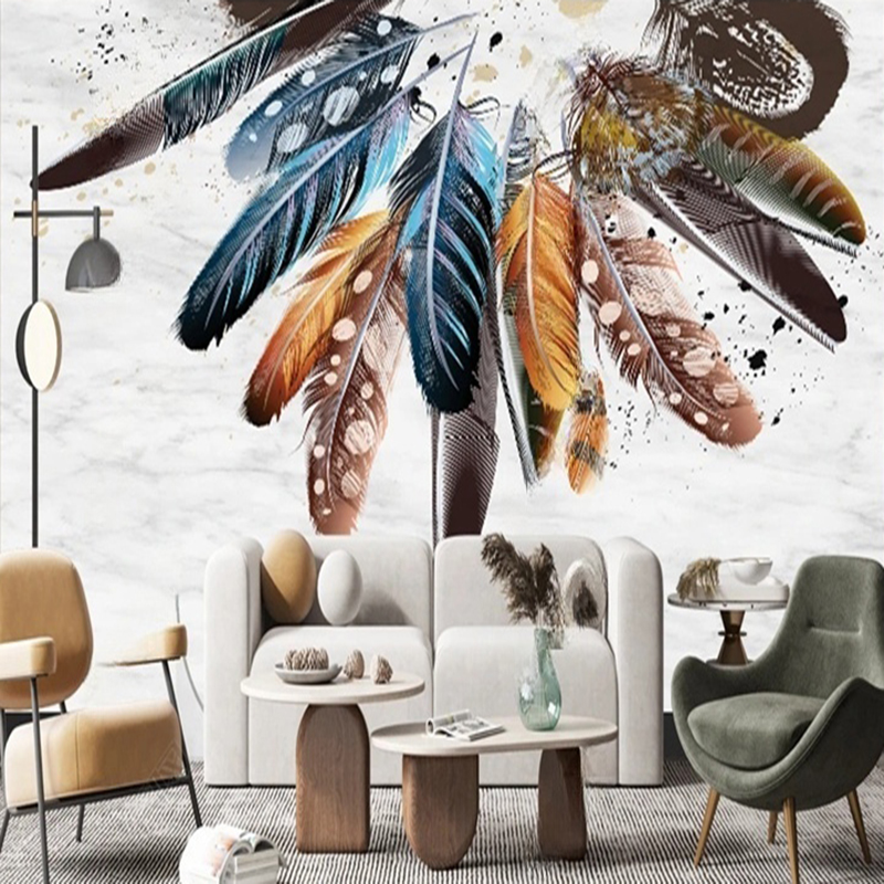 Home Office Wallpaper - Papel de parede personalizado moderno 3d