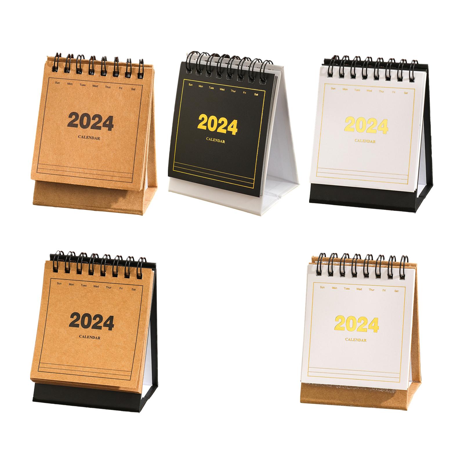 Home Office 2024 - Calendário 2024 calendário de mesa pequeno