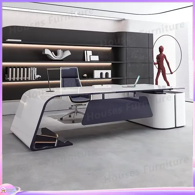 Mesa Executiva Moderna de Luxo - Home Office 2024 avaliação e preço