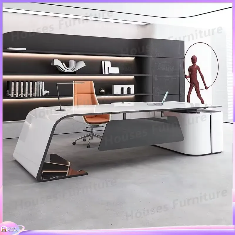 Mesa Executiva Moderna de Luxo - Home Office 2024 avaliação e preço