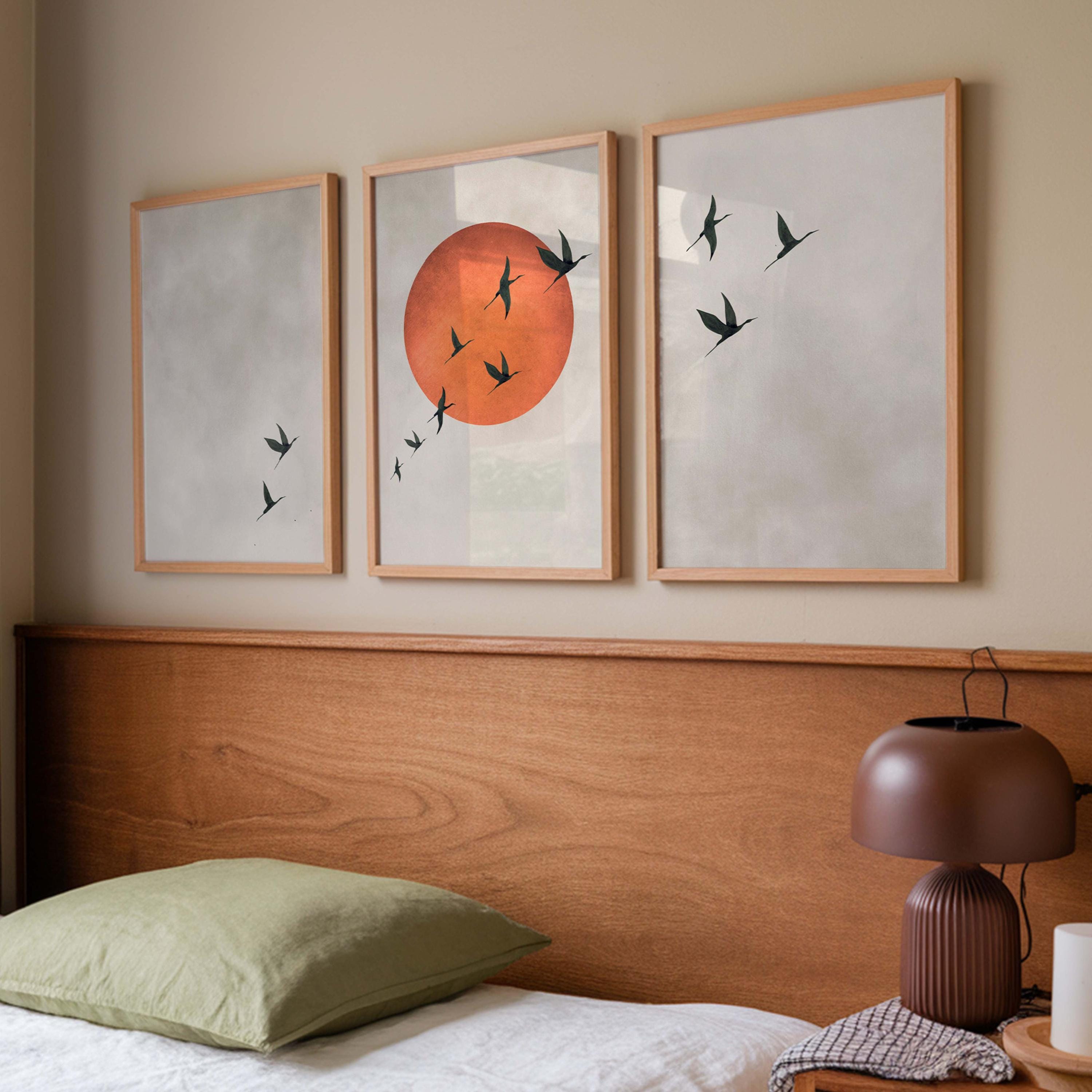 Conjunto de 3 Pôsteres de Arte - Home Office Japandi avaliação e preço