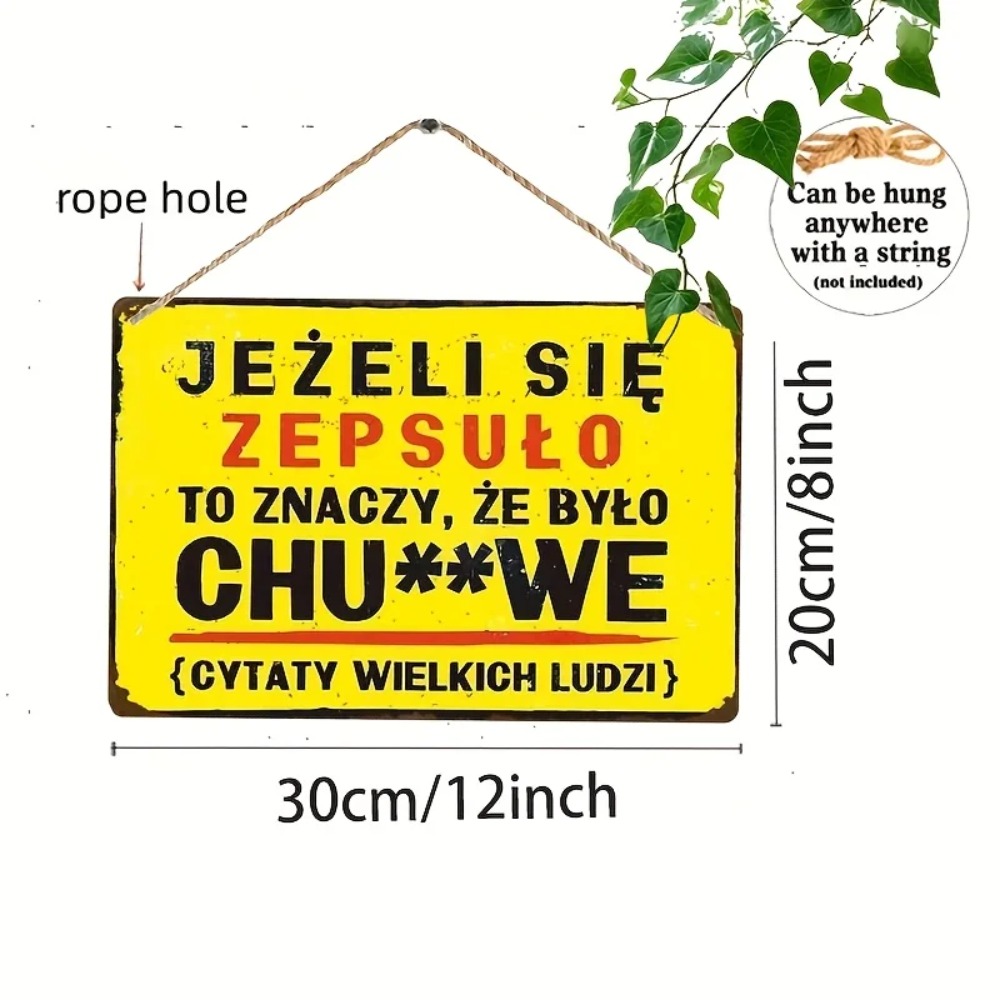 Placa de Metal Vintage Durável - Home Office Quotes avaliação e preço