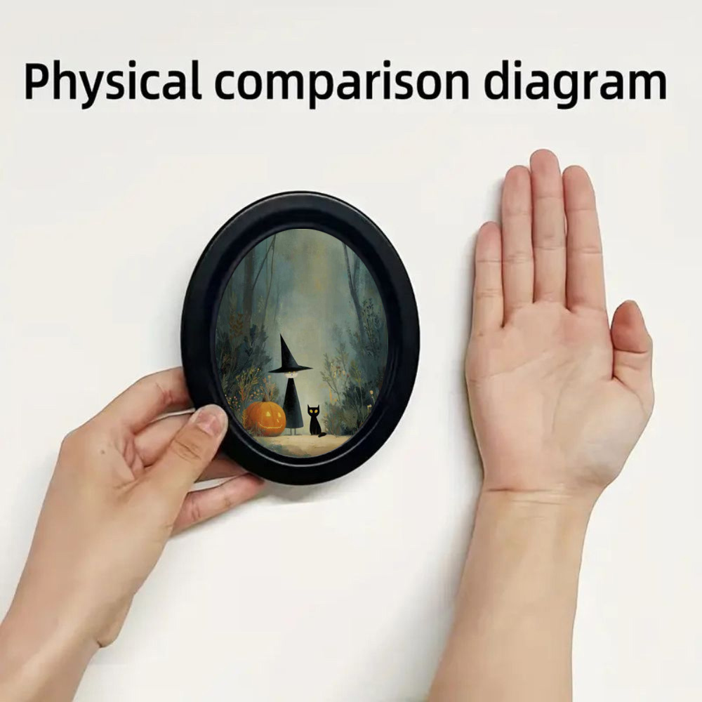 Uma bruxa de Halloween vintage - Home Office Wallpaper avaliação e preço