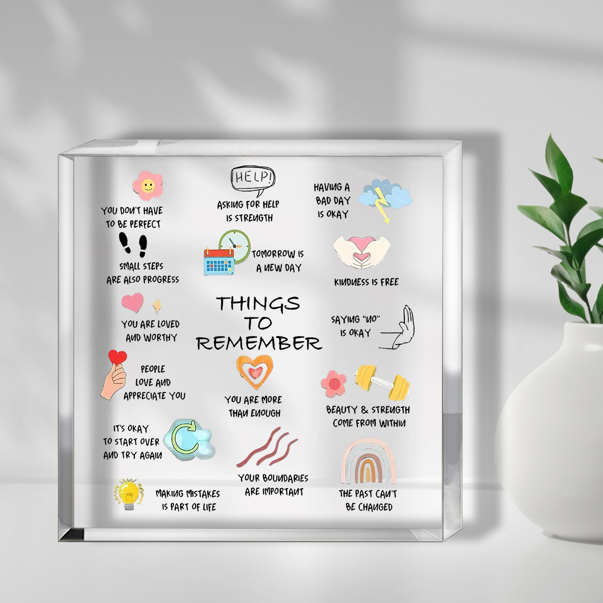 1pc moderno acrílico citações  - Home Office Quotes avaliação e preço