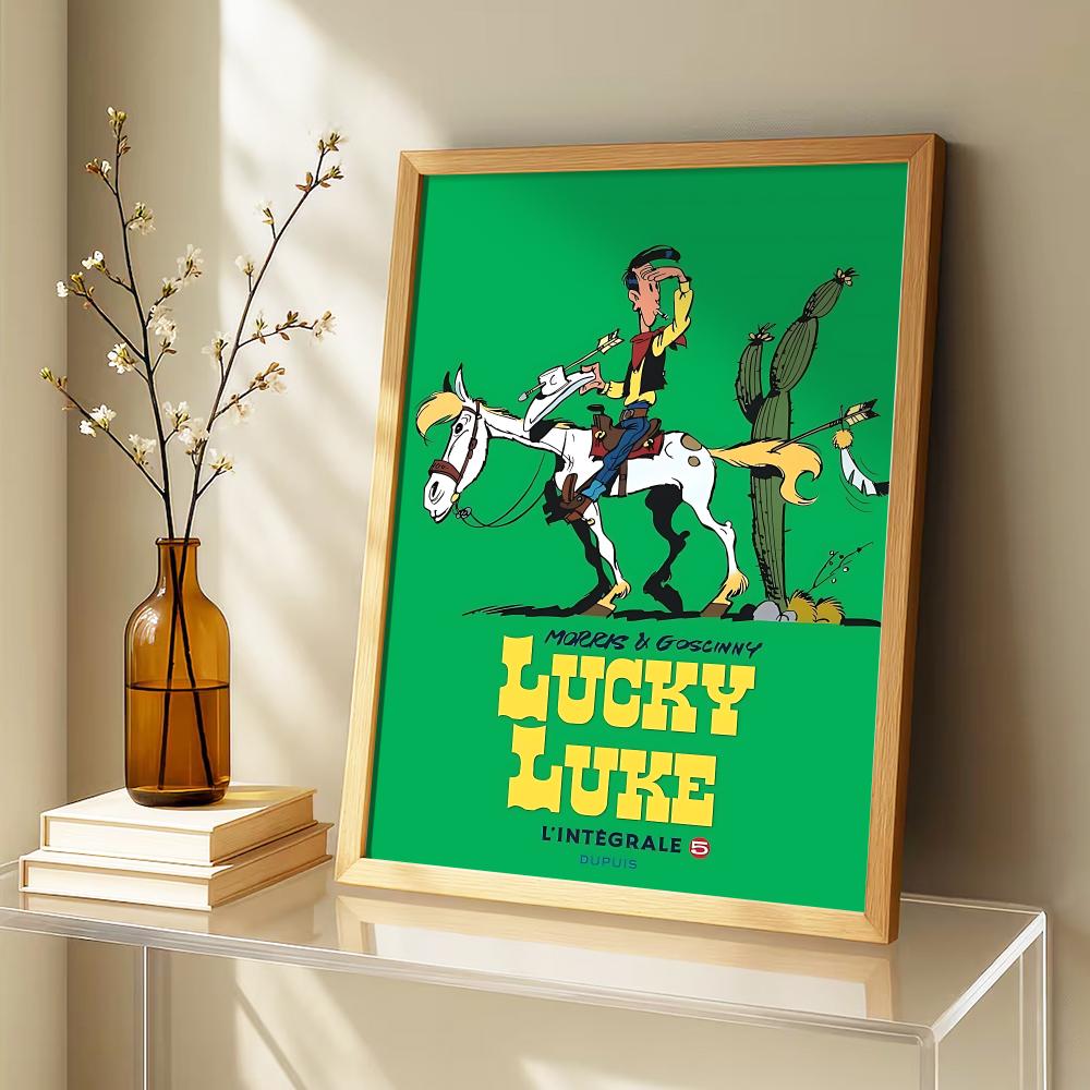 Pôster de Anime L-lucky Luke e - Home Office Wallpaper avaliação e preço