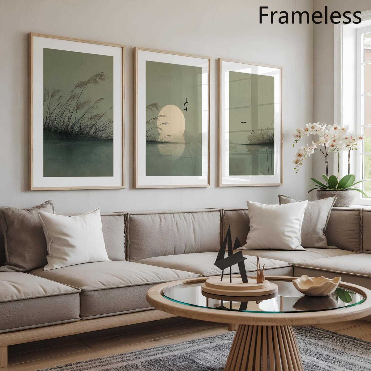 Conjunto de 3 Peças: Pôsteres  - Home Office Japandi avaliação e preço