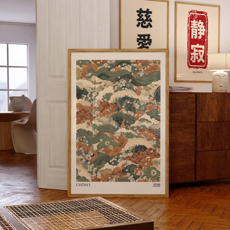 2 peças de Pôsteres de Arte em - Home Office Japandi avaliação e preço