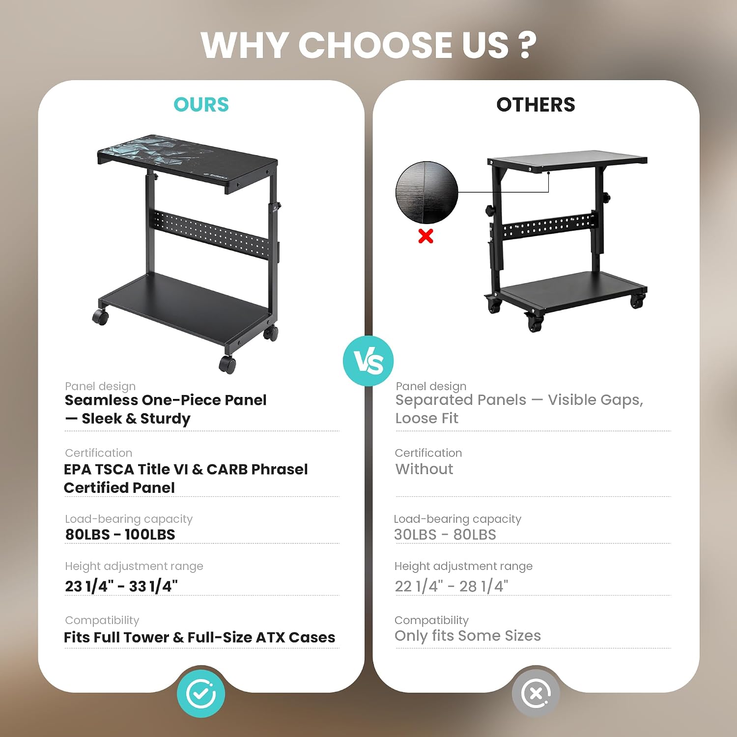 Carrinho de metal para computa - Home Office Printer avaliação e preço