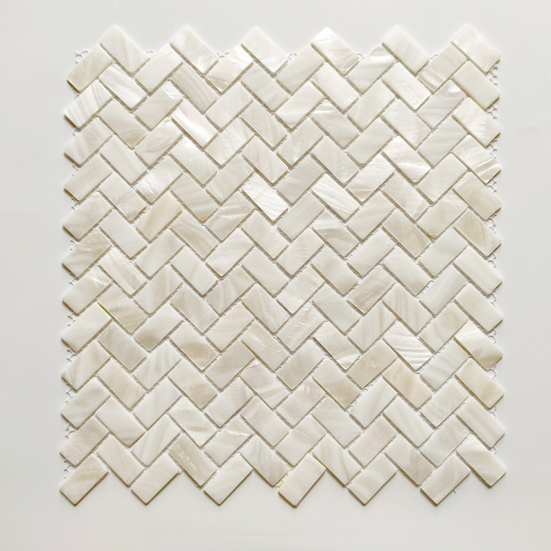 Azulejo de mosaico de concha b - Home Office Wallpaper avaliação e preço