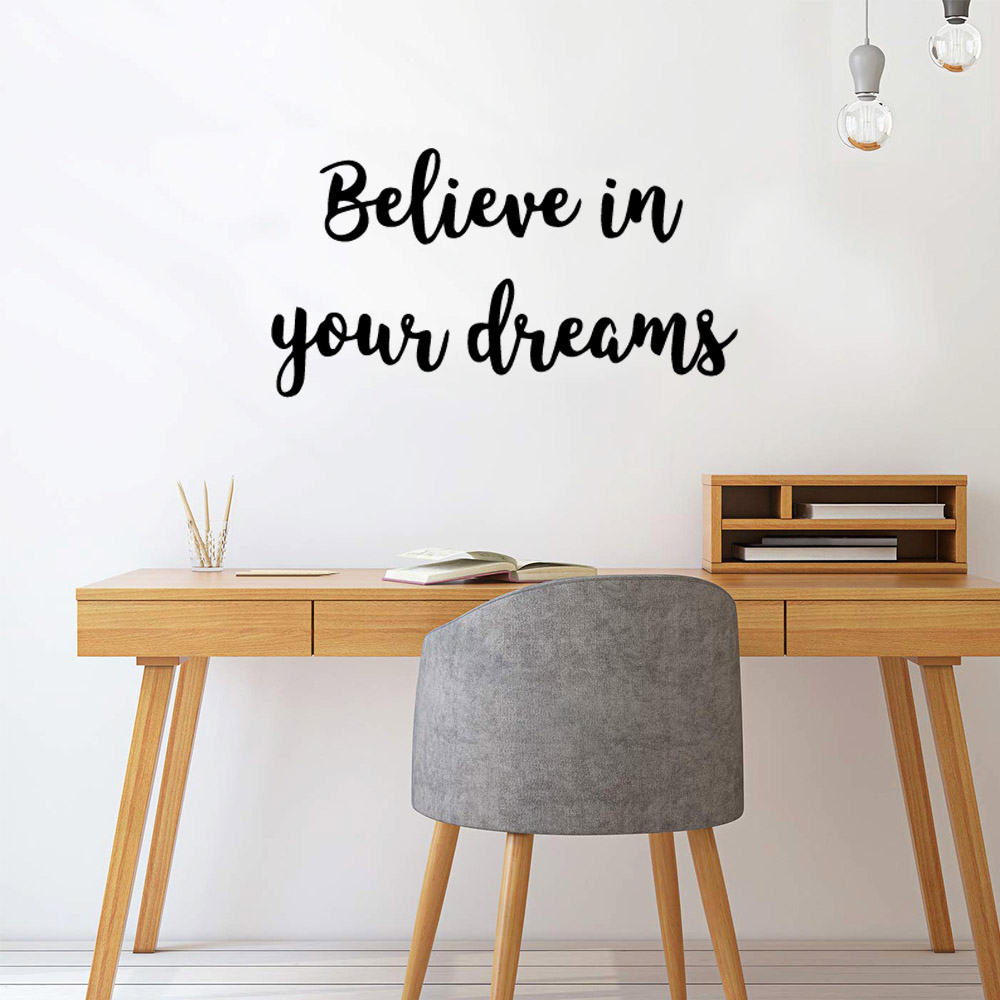 1 pc diy frase simples adesivo - Home Office Quotes avaliação e preço