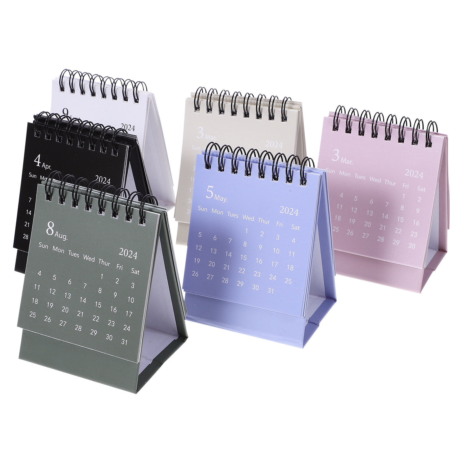 6 Peças de Mini Calendário de  - Home Office 2024 avaliação e preço